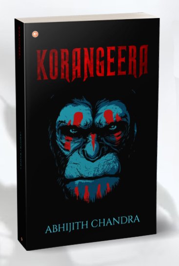 Korangeera book cover by Abhijith Chandra