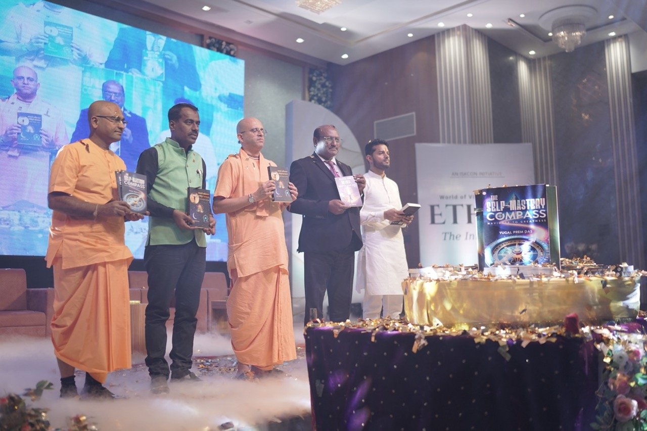 Yugal Prem Das with students